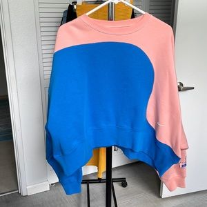 Nike oversized crop sweatshirt